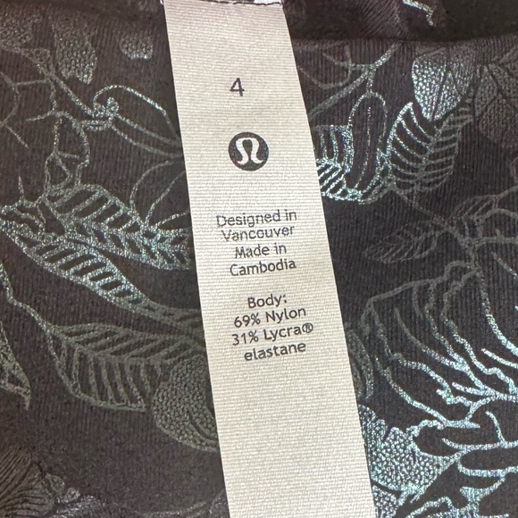 Lululemon Wunder Under Tight 25" Shine - Picture 4 of 4
